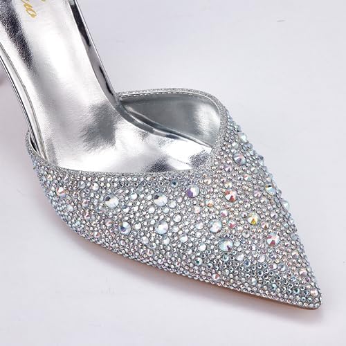 Vue 3 de Escarpins Talon Aiguille