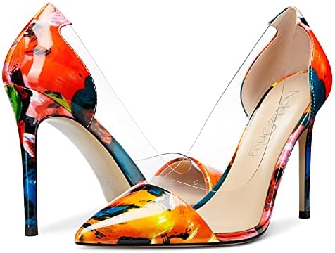 Vue 5 de Femme Escarpins Transparent Aiguille