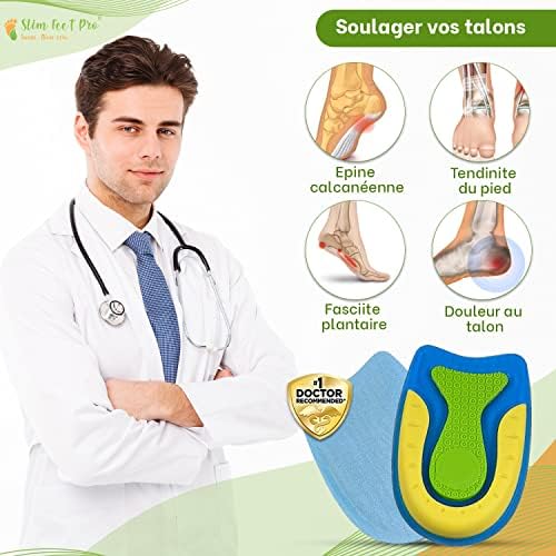 Vue 4 de Talonnette Gel Silicone Antichoc