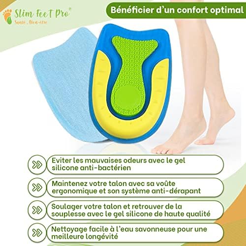 Vue 5 de Talonnette Gel Silicone Antichoc