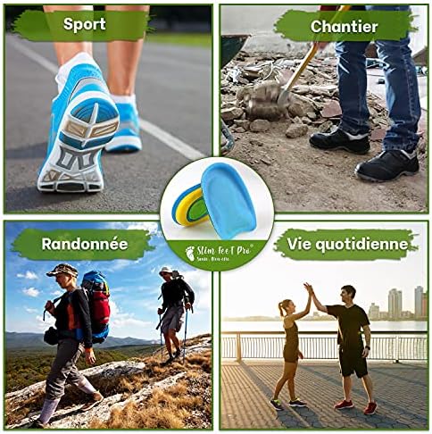 Vue 6 de Talonnette Gel Silicone Antichoc