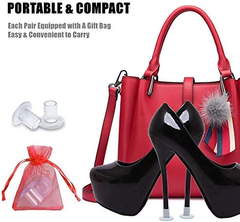 Vue 4 de Paires Protege Talon Aiguille