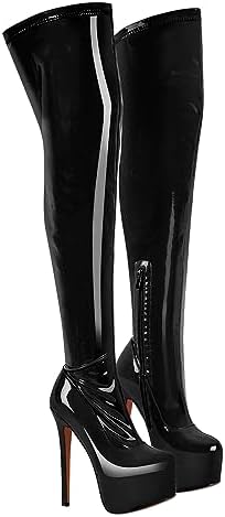 Vue 2 de Bottes Stretch Pour Femme