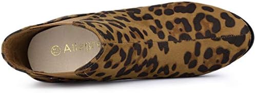 Vue 5 de Bottes Chelsea Talon Imprime