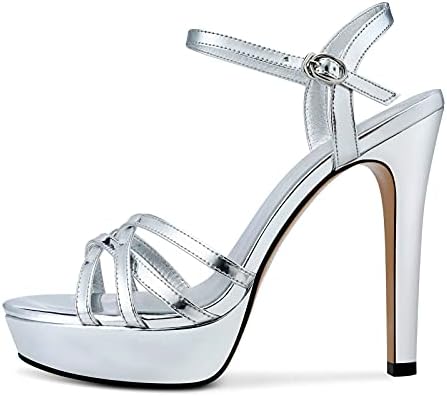 Vue 2 de Femme Sandales Plateforme Slingback