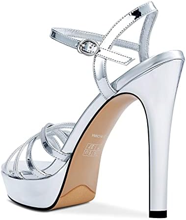 Vue 3 de Femme Sandales Plateforme Slingback