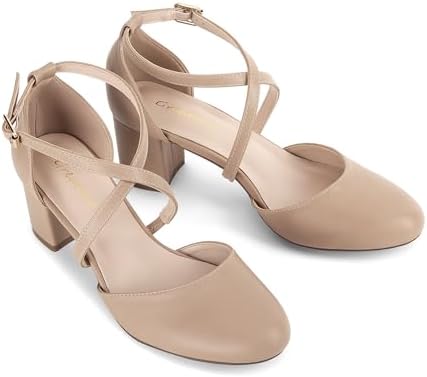 Vue 5 de Escarpins Bride Cheville Femme