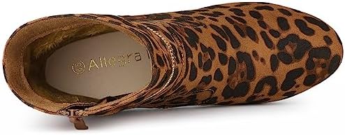 Vue 4 de Femmes Cheville Zip Plateforme