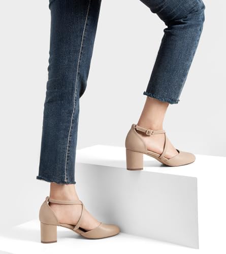 Vue 7 de Escarpins Bride Cheville Femme