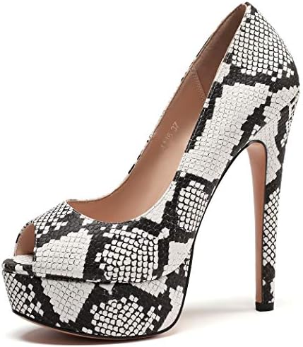 Vue 2 de Escarpins Femme Plateforme Cm