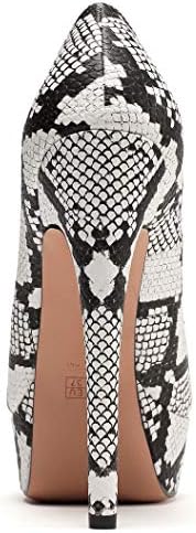 Vue 4 de Escarpins Femme Plateforme Cm