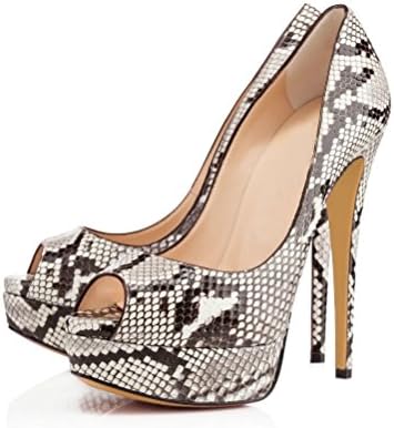 Vue 2 de Escarpins Peep Toe Femme