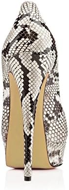 Vue 3 de Escarpins Peep Toe Femme