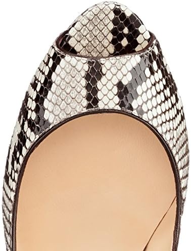 Vue 4 de Escarpins Peep Toe Femme