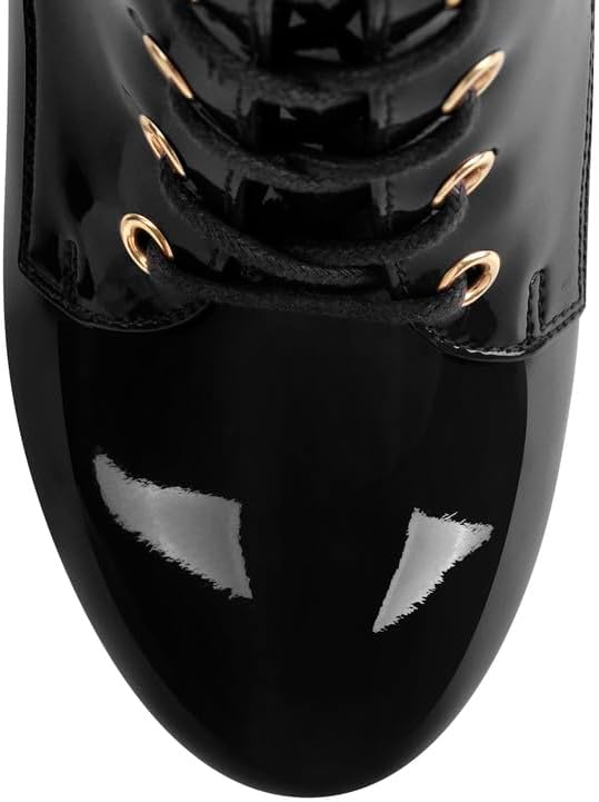 Vue 4 de Bottines Plateforme Pour