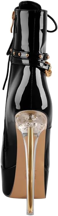 Vue 5 de Bottines Plateforme Pour