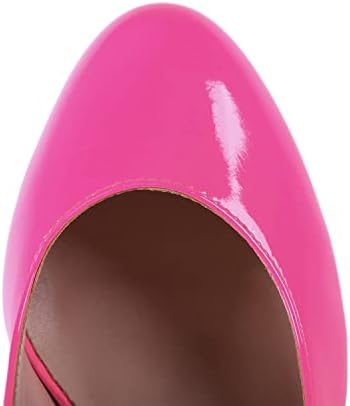 Vue 3 de Escarpins Femme Plateformes Talons