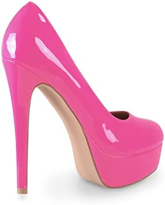 Vue 4 de Escarpins Femme Plateformes Talons