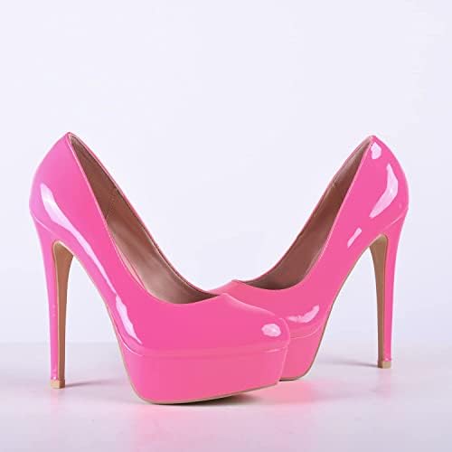 Vue 5 de Escarpins Femme Plateformes Talons