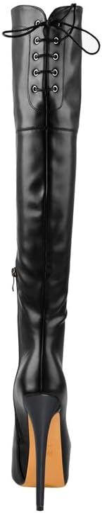 Vue 3 de Bottes Plateforme Pour