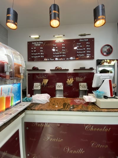 Les platanes Glaces & pizzas