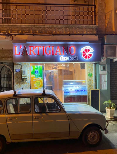 L'ARTIGIANO pizzeria (fast food)