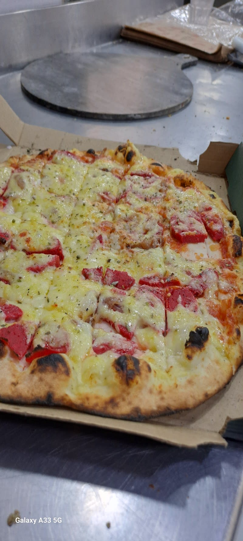 Pizza 500° au feu de bois