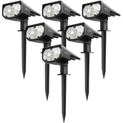 Solar Powered Wall Landscape Spotlights