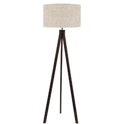 Retro Wooden Floor Lamp