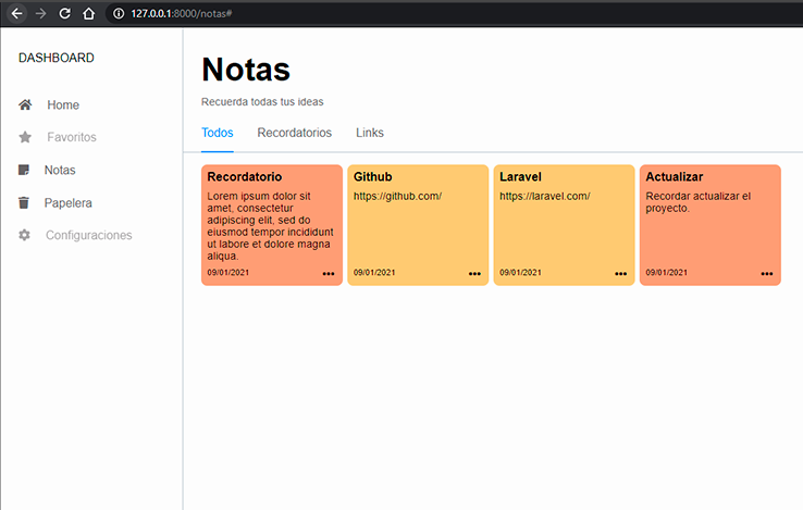 CRUD de notas con Laravel image 1