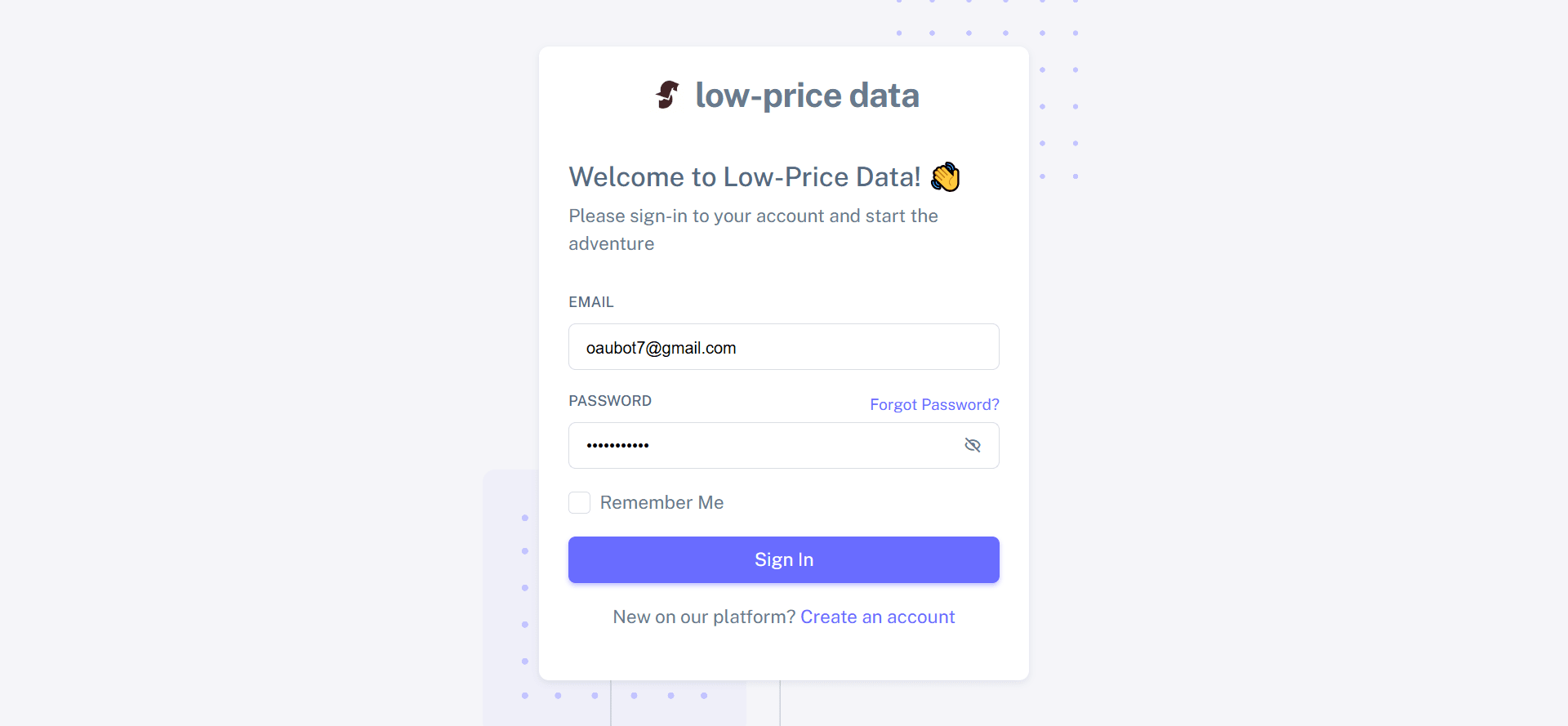 LOWPRICEDATA VTU
