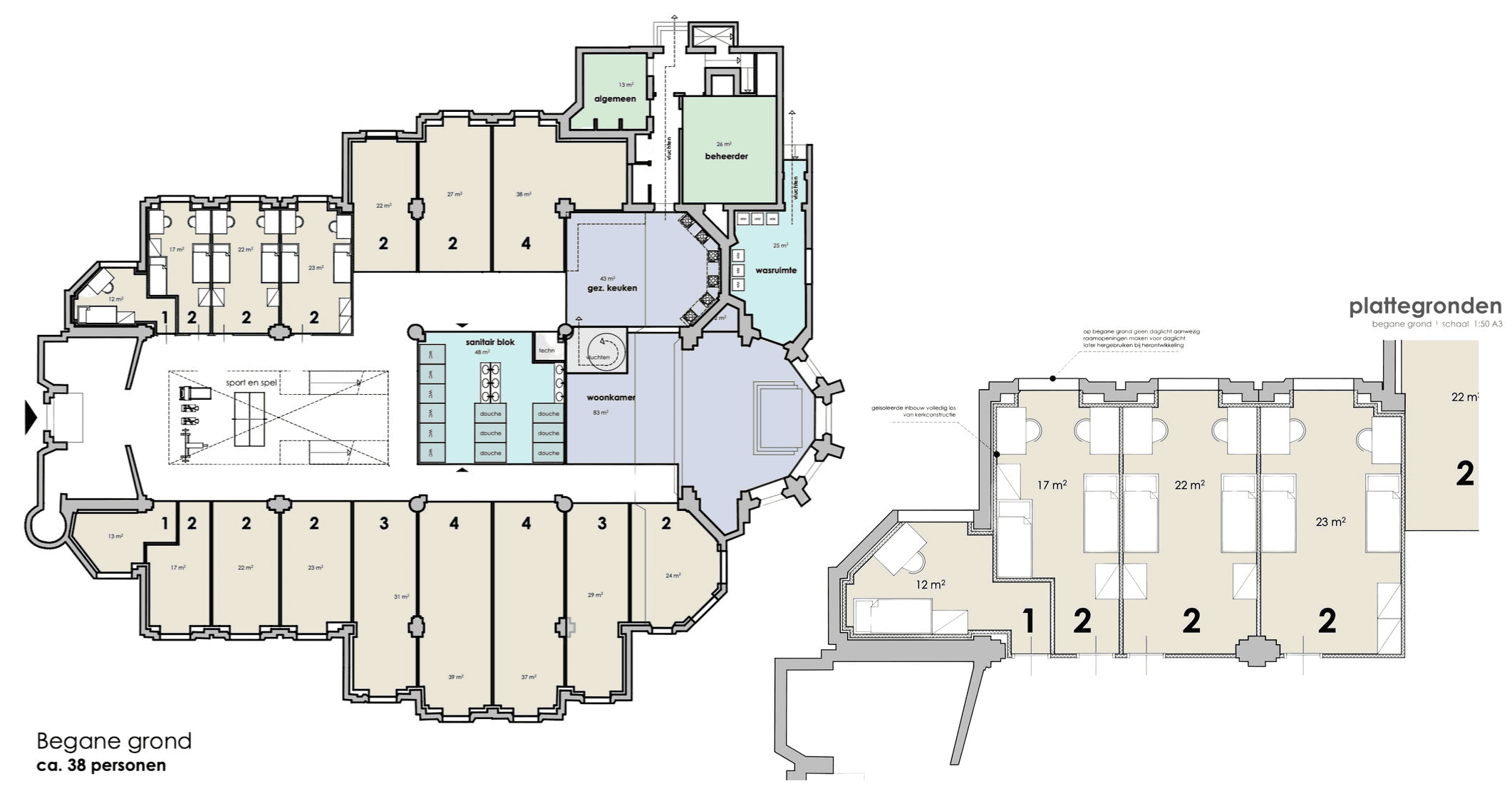 vloerplan begane groend 1 1 - Blossem Group