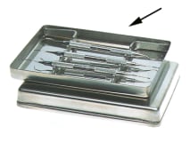 Acier inoxydable Plateau (Format 18 x14 x 1,9 cm) img