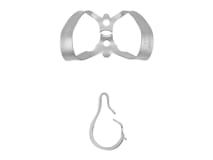 Rubberdamklem Satin Steel Anterior #9 img