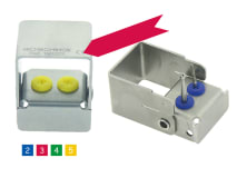 Plug'in 2 holes blue img