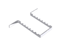 Aluminium anodisé porte-instruments 7 (Format 18 x 14 cm) img