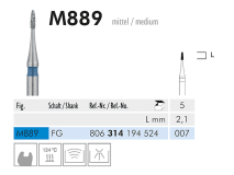M 889 FG 007 micro instrument diamanté img