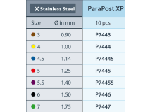 Parapost XP stainless steel tenon nr. 6 Ø 1,50 mm noir img