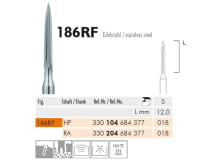 186 RF CA 018 instrument en acier inoxydable chirurgical img