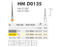 HM D 135 F FG 014 fraise en carbure de tungstène img