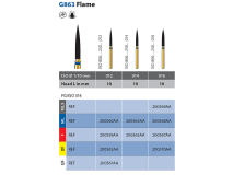 Diatech G863 Flamme XF FG 012 instrument diamanté img
