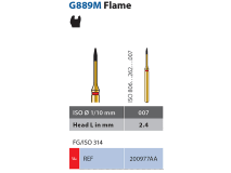 Diatech G889M Flamme F FG 07 instrument diamanté img