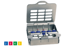 Ultralight Bur Holder 5 Holes green (Size 5,7 X 5,3 X 1,9 cm) img