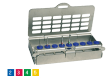 Ultralight Bur Holder 9 Holes green (Size 9,5 X 5,3 X 1,9 cm) img