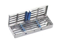 Cassette Extra Plate 18 X 6 jaune Pour 5 Instruments (Format 18 X 6,5 X 2,5 cm) img