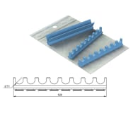 Silicone Refill for cassette 18x14 - 8 notches ø 11 mm purple img