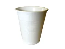 Drinkbekers plastiek wit 150 ml H=70 mm  img