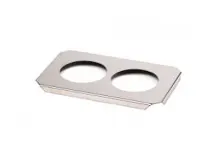 Elmasonic bekerhouder voor 2 bekers inox ø95 mm type 30/40/80/100/120 img