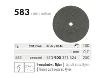 583 250 0,7 mm keramische slijpschijf img