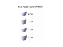 Adapt blue sectional matrices (5.0 mm, 0.05 mm, moderate curve) img